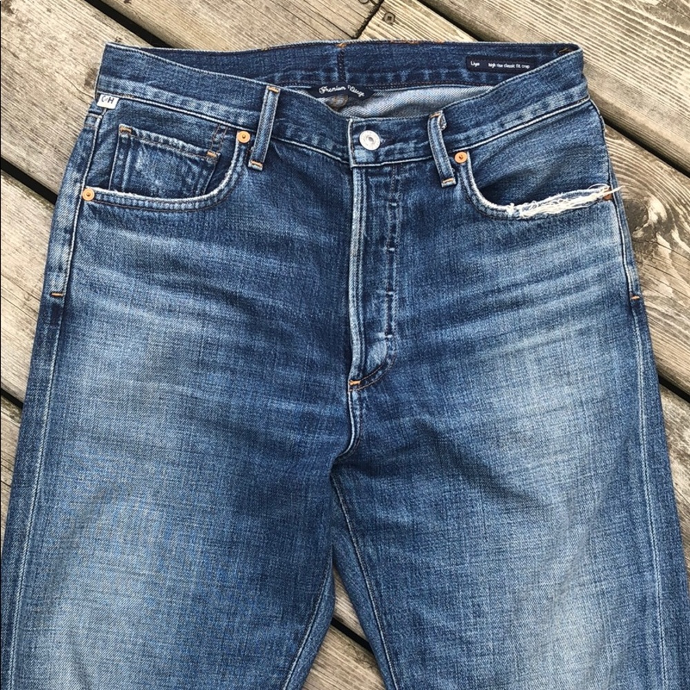 Citizens Of Humanity Blue Ankle Jeans - Picture 4 of 14